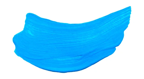 Niebieski Farba Tekstura Białym Tle — Wektor stockowy
