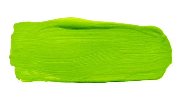 Текстура Зеленої Фарби Ізольована Білому Фоні — стоковий вектор