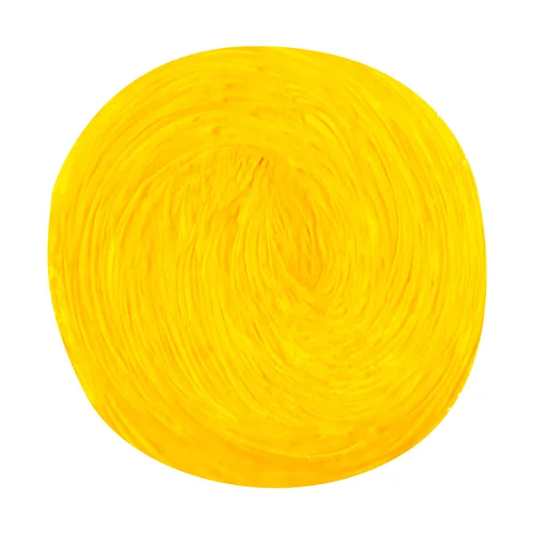 Gelbe Farbe Textur Isoliert Auf Weißem Hintergrund — Stockvektor