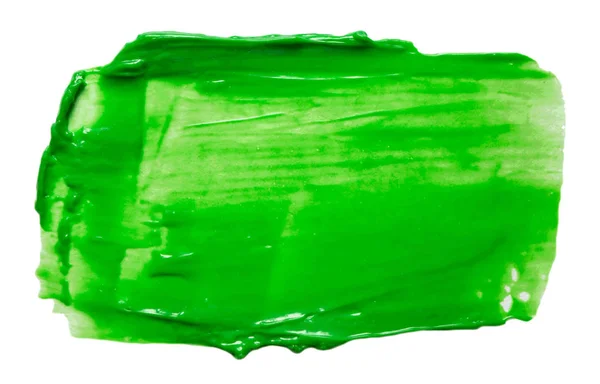 Textura Aceite Brillante Verde Aislado Sobre Fondo Blanco — Vector de stock