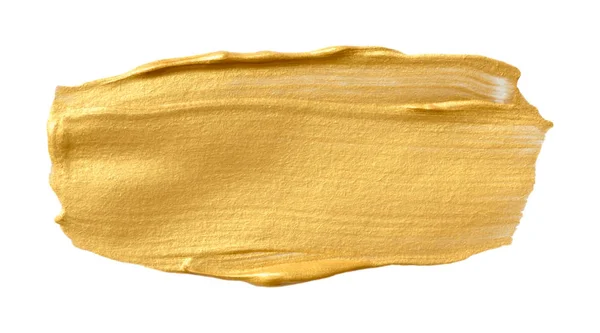 Goldene Farbe Textur Isoliert Auf Weißem Hintergrund — Stockvektor