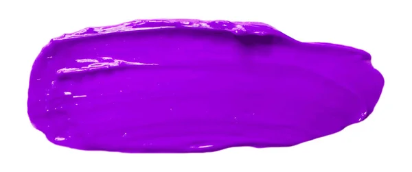 Violet Lucios Vopsea Textura Izolat Fundal Alb — Vector de stoc