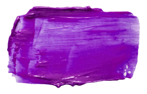 Фіолетова Глянсова Текстура Фарби Ізольована Білому Фоні — стоковий вектор
