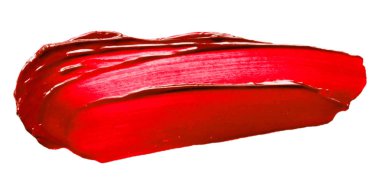 kırmızı boya doku beyaz arka planda izole