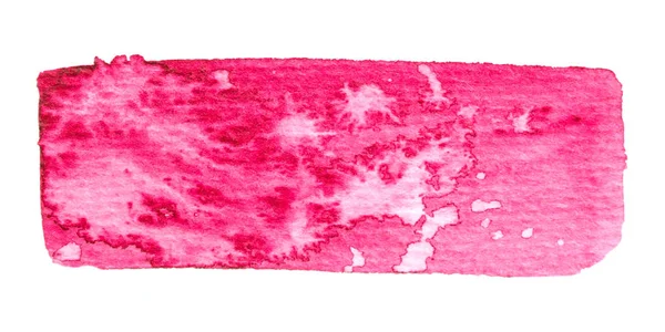 Textura Tinta Rosa Isolado Fundo Branco — Vetor de Stock