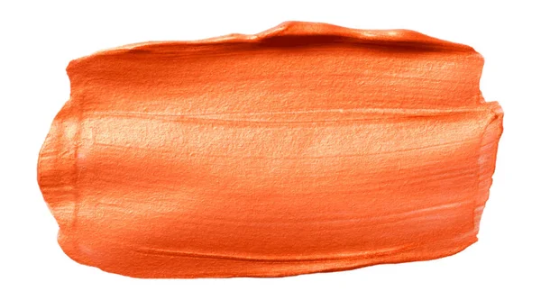 Orange Metallic Texture Isolated White Background — Stock Vector