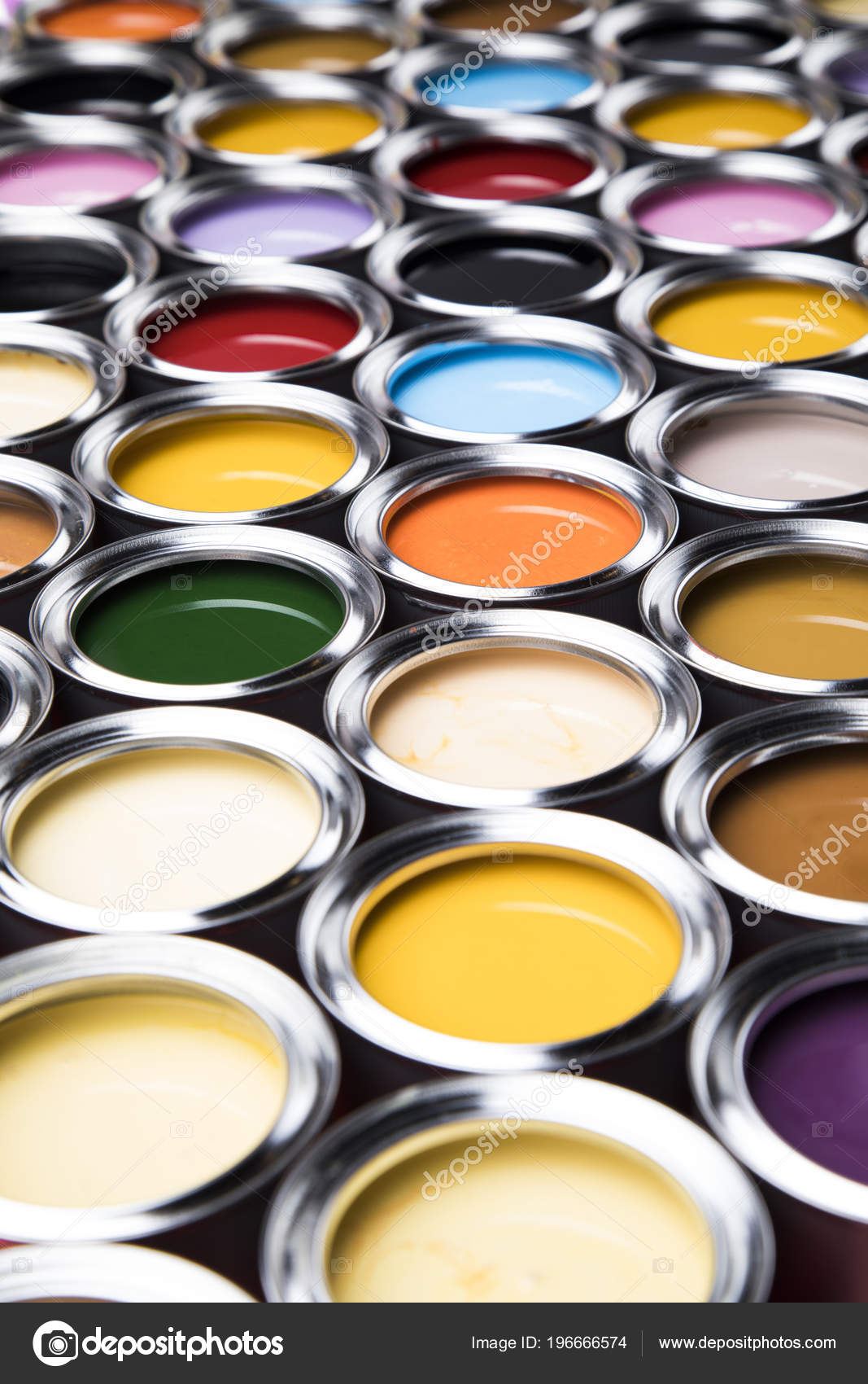 Open Cans Paint — Stock Photo © JanPietruszka 196666574