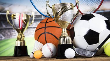 Bardak Kazananlar Ödülü, Spor donatımı ve topları