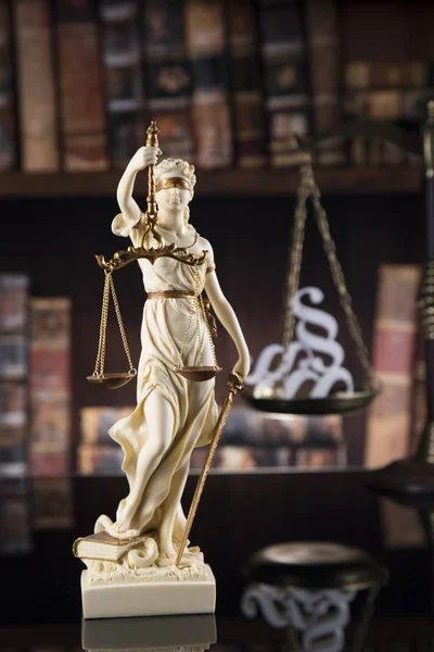 Tanrı Nın Hukuk Adalet Heykeli — Stok fotoğraf