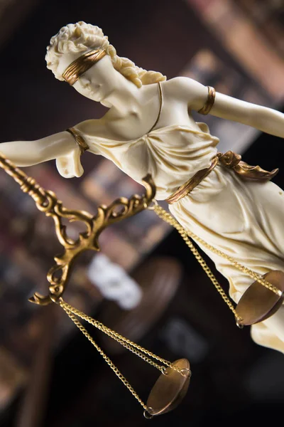 Frau Für Gerechtigkeit Recht Und Gerechtigkeit — Stockfoto