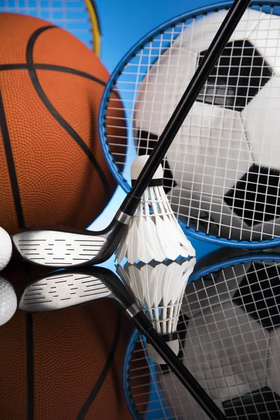 Sport Equipment Balls — Stock Photo, Image