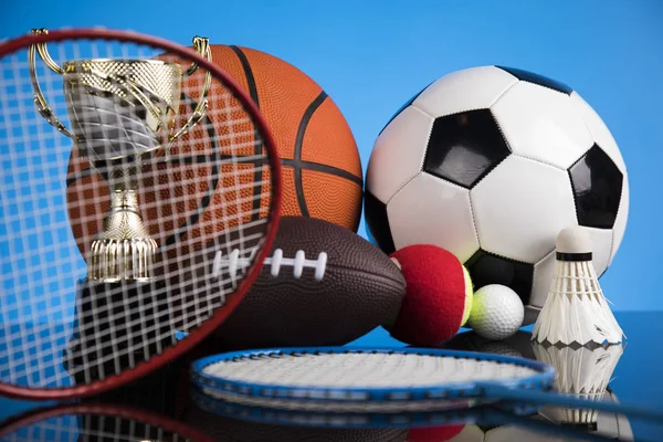 Balls Different Sport Equipment — Stock Photo, Image