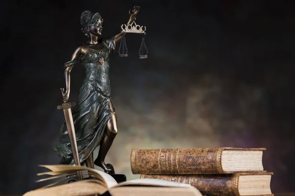 Статуя Правосудия Закон Концепция Правосудия — стоковое фото