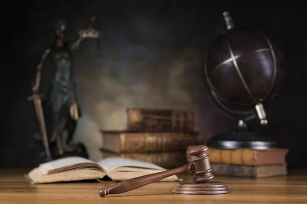 司法雕像 法律和司法概念 — 图库照片