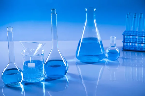 Laboratory Research Development Scientific Glassware Chemical Experiment — Stock Photo, Image