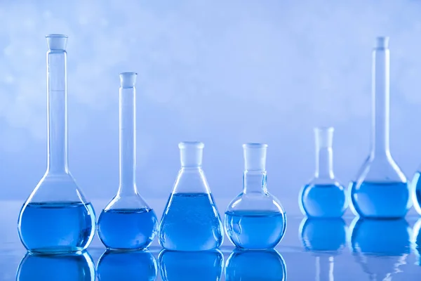 Laboratory Research and Development. Scientific glassware for chemical experiment