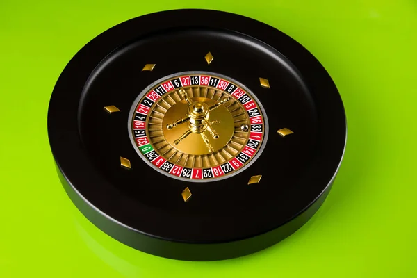 赌场轮盘赌 在一个动作运行 — 图库照片