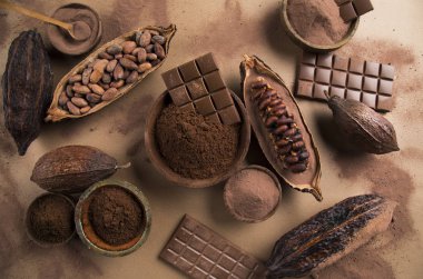 Çikolata Koleksiyonu, Kakao kabuğu, şeker tatlısı, doğal kağıttan yapılmış tatlı