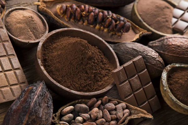 Chocolate sweet, cocoa and food dessert background