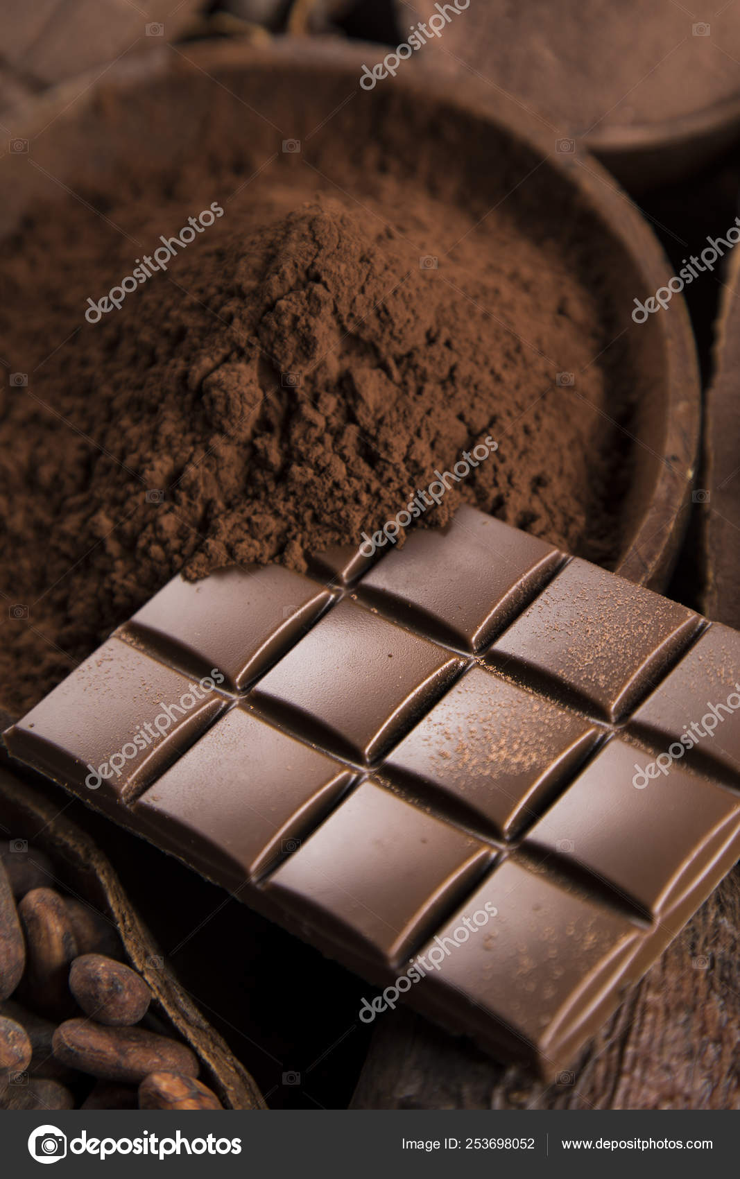 Bars Chocolate Candy Sweet Dessert Food Natural Paper Background Stock  Photo by ©JanPietruszka 253698052