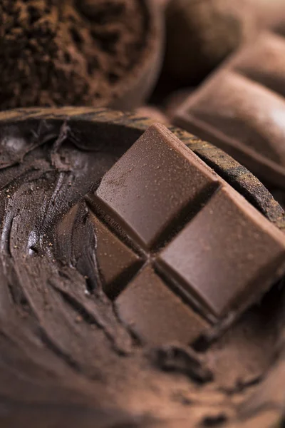 Cacao Aromatică Ciocolată Fundal Natural Hârtie — Fotografie, imagine de stoc