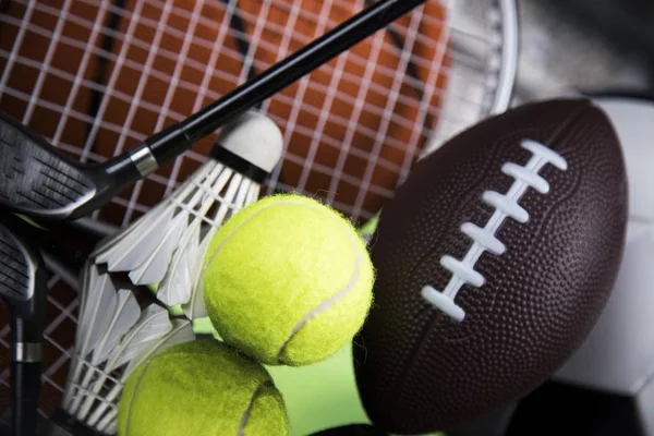 Balls Sports Equipment Winner Background — Stock Photo, Image