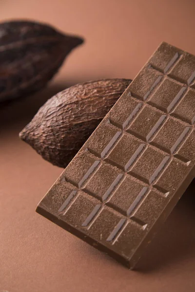 Aromatik Kakao Çikolata Doğal Kağıttan Arka Planda Telifsiz Stok Imajlar
