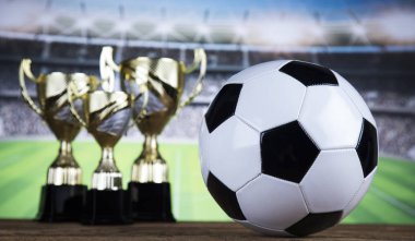 Ödüllü kupa spor arka plan