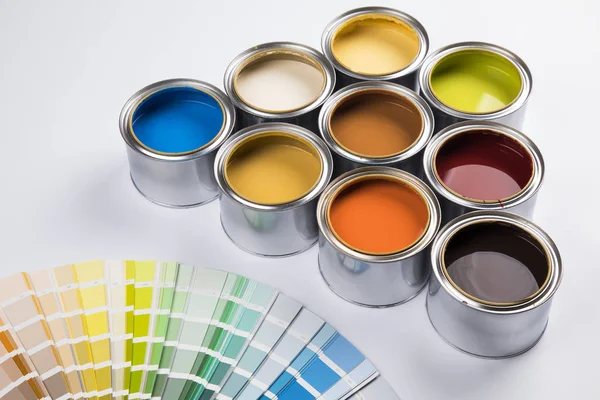 Tinta Colorida Pode Criatividade Conceito — Fotografia de Stock