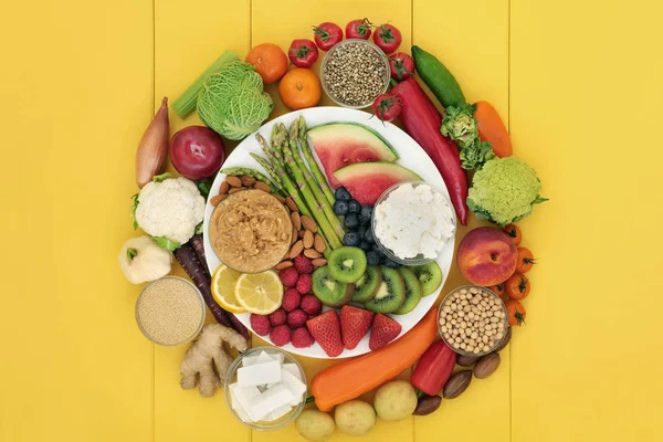 Vegan Food para uma vida saudável — Fotografia de Stock