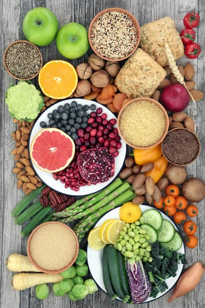 Alimentos ricos em fibras para uma boa saúde — Fotografia de Stock