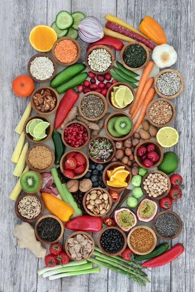 Sağlıklı beslenme için süper yiyecek — Stok fotoğraf