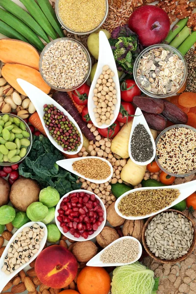 Vezelrijk Health Food selectie — Stockfoto