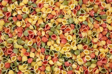 İtalyan Conchigle Tricolour Makarna