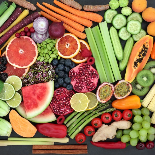 Collezione di alimenti sani — Foto Stock