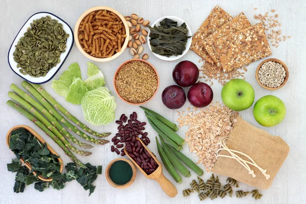 High Fibre Super Food Collection — Stock Photo, Image