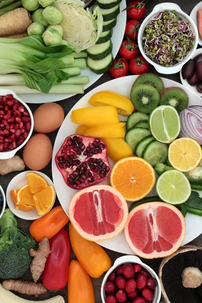 Super alimento para uma alimentação saudável — Fotografia de Stock