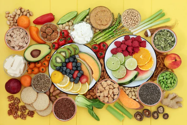 Vegan gezondheid van voedsel voor een gezond leven — Stockfoto