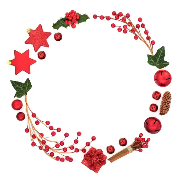 Abstract Christmas Wreath — Stock Photo, Image