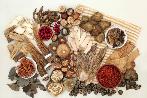 Medicina herbal chinesa — Fotografia de Stock