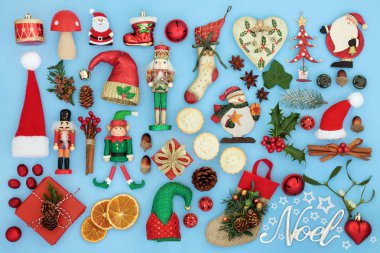 Noel Sembolleri Baubles ve Noel İşareti