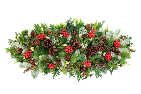 Zimowe i świąteczne dekoracje — Zdjęcie stockowe