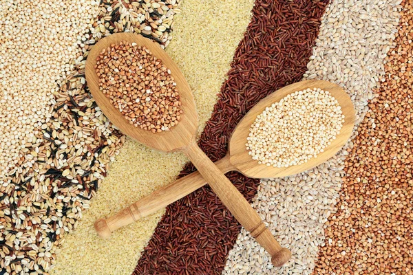 Alimentos Super Grain Health — Fotografia de Stock