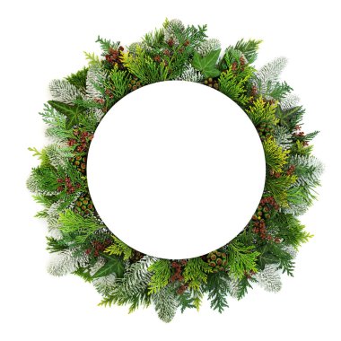 doğal Noel tablo ayarı