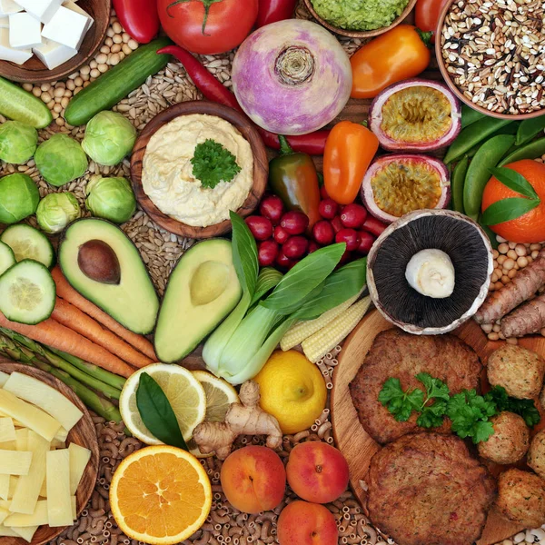 Alimentos Vegan Saúde — Fotografia de Stock