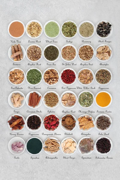 Superfood-Auswahl für ein gesundes Leben — Stockfoto