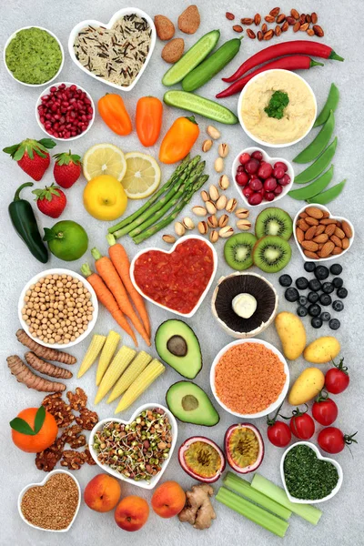 Veganistisch voedsel voor een goede gezondheid — Stockfoto