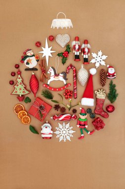 Retro Noel ağacı süsle