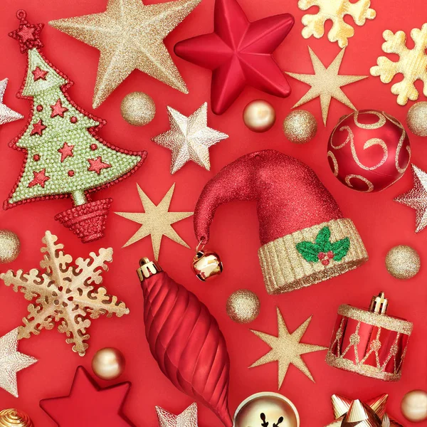 Christmas Decorative Baubles — Stock Photo, Image