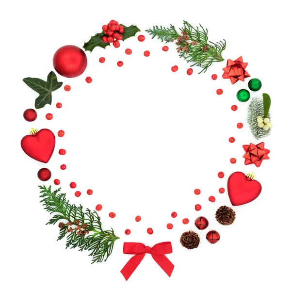 Abstract Christmas Wreath — Stock Photo, Image